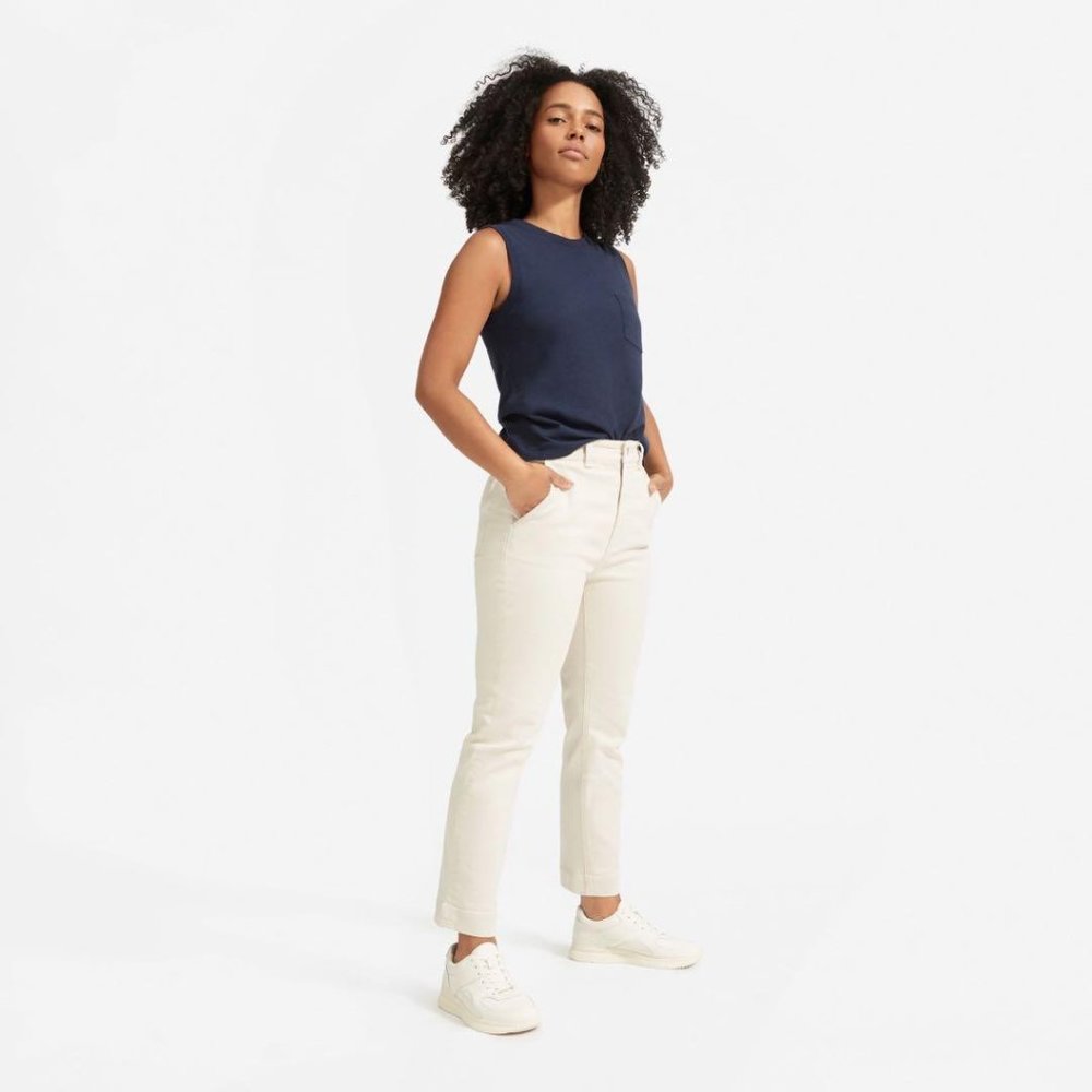 The Slim Leg Crop Pant by Everlane